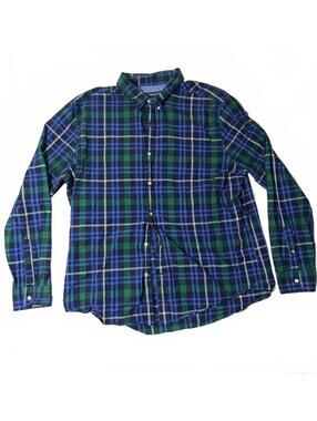 American Eagle Outfitters Prep Fit XXL Plaid Button-Up Shirt